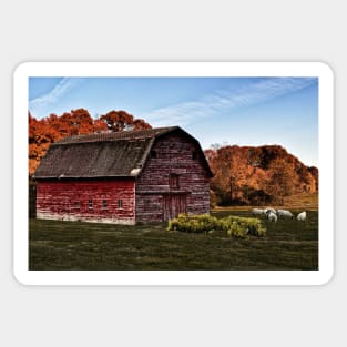 Old Red Barn Sticker